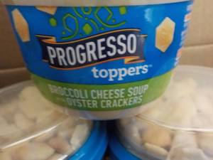 6 Progresso Toppers Broccoli Cheese...