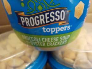 6 Progresso Toppers Broccoli Cheese...