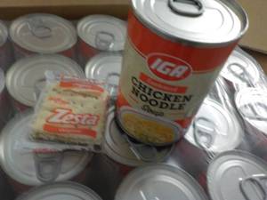 24 Pack IGA Chicken Noodle Soup and...
