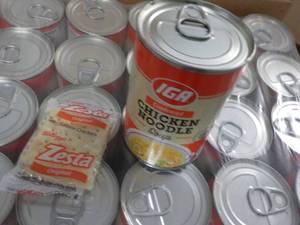 24 Pack IGA Chicken Noodle Soup and...