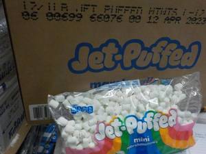 Case of 12 - 16 oz. pkgs Jet Puffed Marshmallows past best date