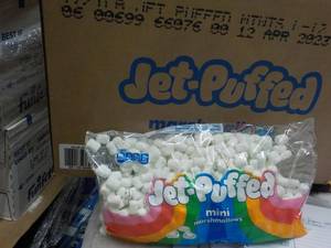 Case of 12 - 16 oz. pkgs Jet Puffed Marshmallows past best date