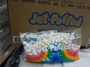 Case of 12 - 16 oz. pkgs Jet Puffed Marshmallows past best date