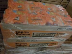 2 boxes 6 ct each Top Ramen Chicken...