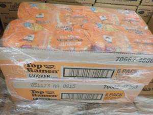 2 boxes 6 ct each Top Ramen Chicken...