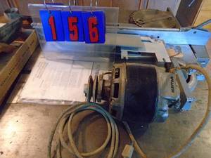 lot 156 image: General Electric Maytag electric motor. As shown.