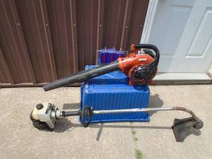 Echo gas blower & weed trimmer. As shown.