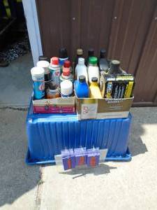 Qty of 2 flats of automotive chemicals. As shown.