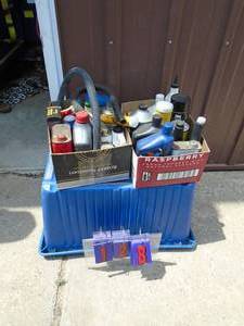 Qty of 2 flats of automotive chemicals. As shown.