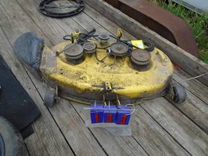 John Deere 38 mower deck. As shown.