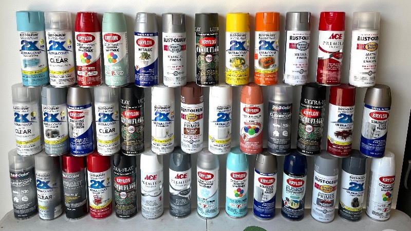 Hollywood Props & Sales • Expendables • Paint- Spray Cans • Krylon  Camouflage - Sand Arena