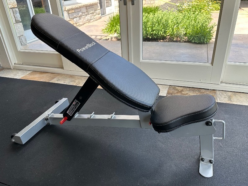 Powerblock adjustable weight bench hot sale