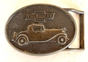lot 110 image: Trio of Car Themed Belt Buckles