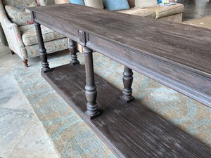 lot 9 image: Stately Large Console Table