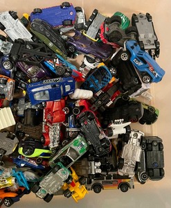 lot 100A image: Vroooooooooom Large Variety of Toy Cars and Trucks