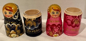 lot 139 image: Two Delightful Wooden Dolls