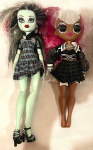 lot 166 image: Seven Dolls including Monster High Dolls and Bratz Dolls