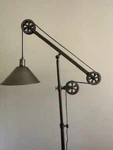 lot 160 image: Steam Punk Style Floor Lamp