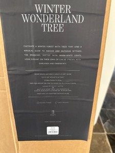 lot 168 image: Restoration Hardware Winter Wonderland Trees
