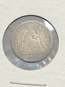 1857 Liberty Seated Half Dime