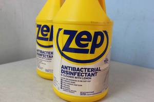 NEW - 2 X Zep Anti-bacterial Disinfectant & Cleaner with lemon