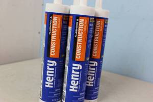 5 Tubes of Henry Flashing & Construction Sealant