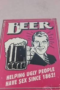 NEW - Metal Sign Wall Art 16 x 12 Factory Sealed