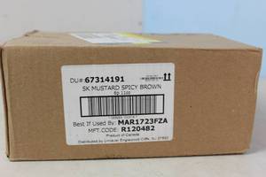Case of 6 Jars of  Spicy Brown Mustard Best By 3172023