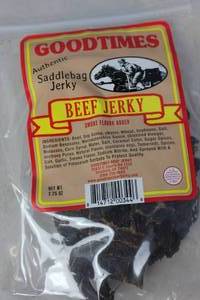 7 Bags (1 Pound Total) of Goodtimes Saddlebag Beef Jerky Best By 04272023