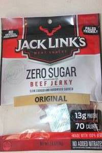 Jack Links Zero Sugar Beef Jerky