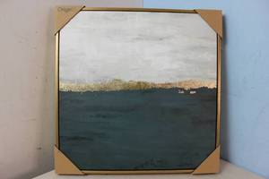 NEW - Origin 21 Framed Canvas Framed 16.5-in H x 16.5-in W Abstract Print on Canvas 843440143520 MSRP $19.98