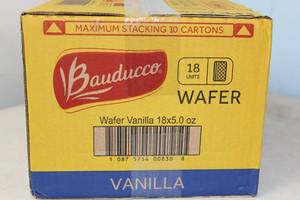 Bauducco Foods Vanilla Wafers, 5. oz, Case Of 18 Packages