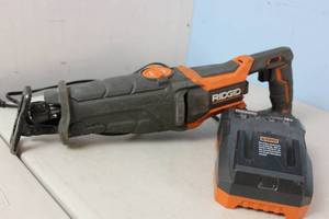 lot 90 image: RIGID Cordless Reciprocating Saw R8642 Gen 5x  No Battery w Charger