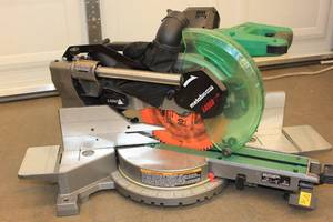 lot 5 image: Metabo HPT 36V MultiV 10 Dual Bevel Sliding Miter Saw