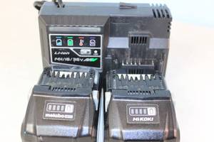 lot 13 image: Metabo 2 batteries (BSL36B18), and Charger  (UC18YSL3)