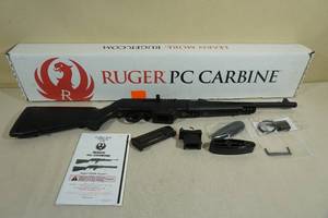 lot 2 image: Unfired Ruger PC Carbine 9mm Luger Semi-Auto Rifle