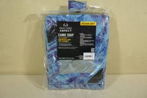 lot 75 image: Real Tree Aspect Camo Medium Duty Tarp 7.8x9.8