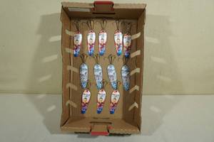 lot 77 image: 12 6 Nascar Fishing Spoons