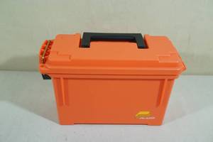 lot 81 image: Plano Plastic Ammo Case Orange