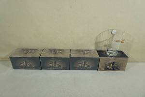 lot 100 image: Set of 4 Lucky Shot 16oz Etched 16oz Pint Glasses with Bullet - Bill of Rights, Not Needs