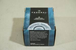 lot 109 image: 20 Federal Personal Defense .357 Magnum 125 Gr JHP Ammo
