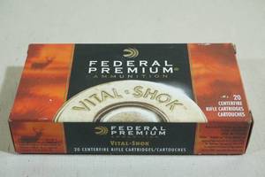 lot 114 image: 20 Federal Premium Vital-Shok 7mm Rem Magnum 140 Gr Nosler Partition Ammo