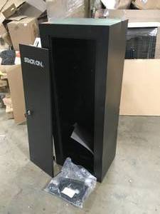 lot 29 image: STACK-ON 14-Gun 10 cu. ft. Key Lock Security Cabinet Broken Key Damaged   Customer Returns See Pictures