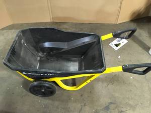 lot 31 image: GORILLA CARTS 7 cu. ft. Evolution Poly Yard Cart  Customer Returns See Pictures