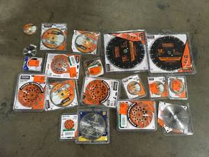 lot 41 image: Lot of Assorted Saw Blades Various Models and Conditions  Customer Returns See Pictures