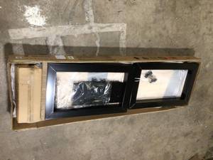 Husky Ready-To-Assemble 6 ft. Solid Wood Top Workbench in Black with Pegboard and 2 Drawers   Customer Returns See Pictures