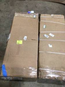 2 Boxes of 60 in. W x 12 in. D x 23 in. H in Venetian Onyx Plywood Shaker Stock Ready to Assembled Wall Kitchen Laundry Cabinet Customer Returns See Pictures