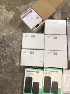Lot of Assorted Digital Locks and Door Key Entry Door Knobs Various Models and Conditions  Customer Returns See Pictures