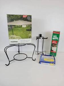 lot 469 image: Replacement Umbrella Canopy (NEW in Package), Plumbing Supplies, and More