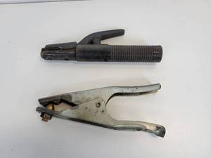 lot 141 image: Welding Rod Holder and Grounding Clamp